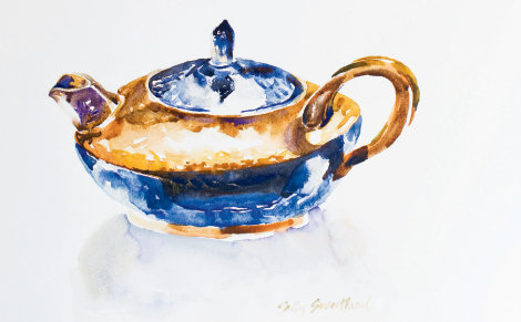 “Magic Teapot” showcases Sweetland’s skill with watercolor.