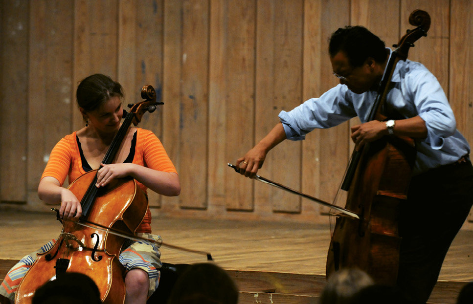 The Apprentice: Students attending the Summer Institute study under professionals such as cellist Yo-Yo Ma, who taught a master class and performed as the guest artist in 2011.