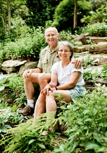 The Gentlings have spent 40 years cultivating Blue Briar Garden.