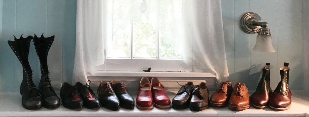 Deborah Robertson has cobbled a variety of pairs in the last nine years, from boots to oxfords and loafers.