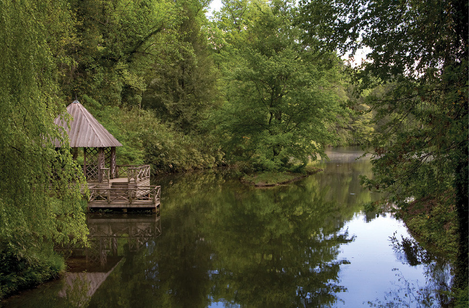 Natural selections: Olmsted specified that the Bass Pond should have a rustic bridge and boathouse as well as islets, both for aesthetic reasons and to attract waterfowl.