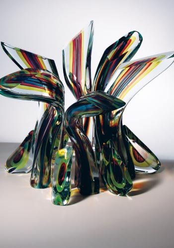 Yellow Crown II (1984). &quot;“Without a doubt, Harvey Littleton was the force behind the Studio Glass Movement. Without him, my career wouldn’t exist.” —Dale Chihuly
