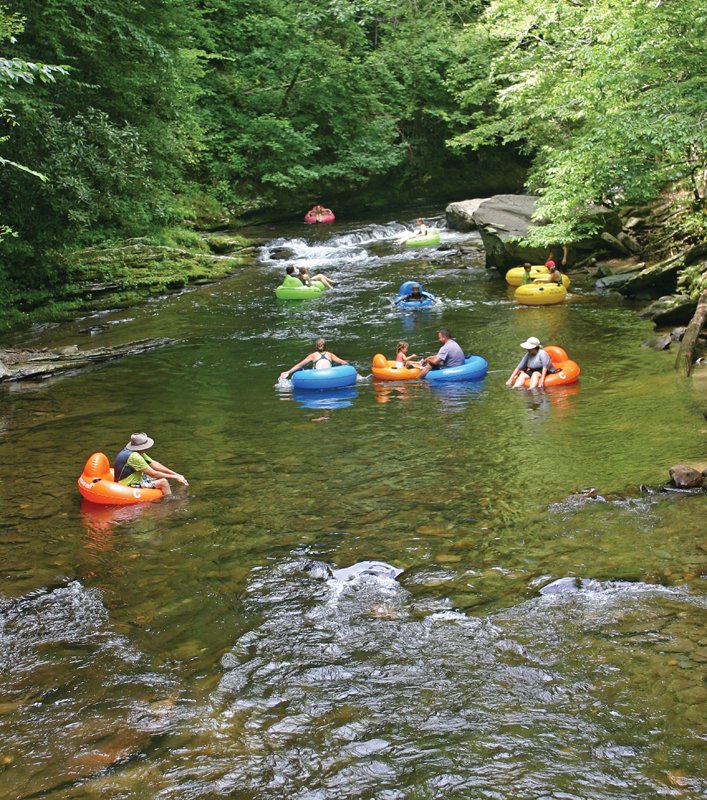Dive In - Western North Carolina is chock-full of waterways, each unique in their beauty, location, and offerings. Check out five of our favorite places to go for a swim in nature.