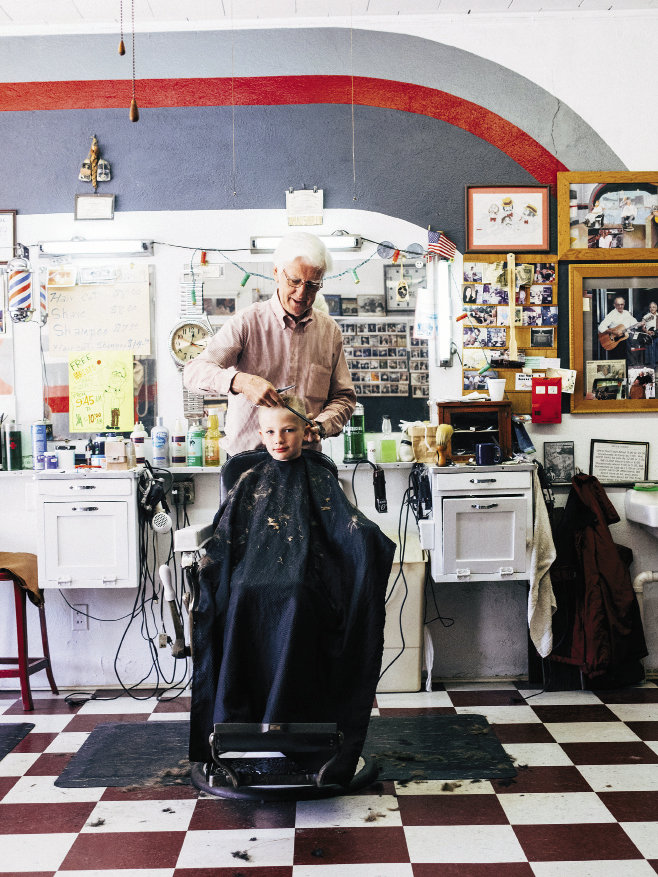 Pickin’ &amp; Trimmin’: Open since 1949, the Drexel Barber Shop hosts informal jam sessions in the “Back Room.”