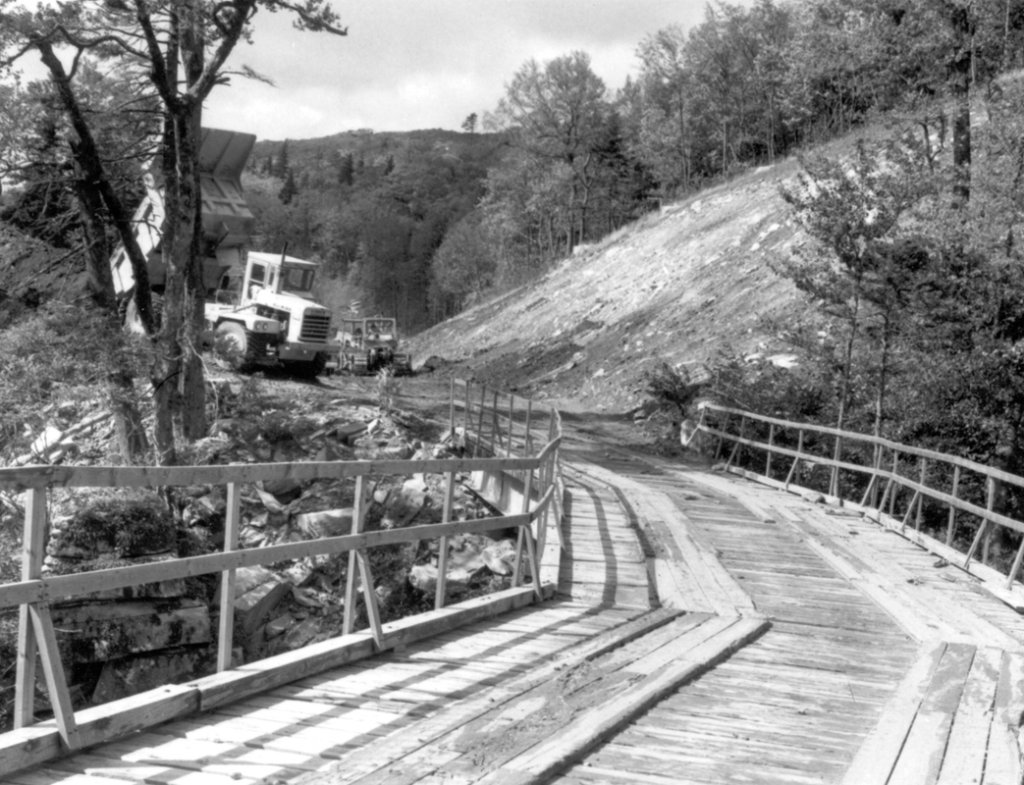 The road to Grandfather Mountain wasn’t finished until 1987.