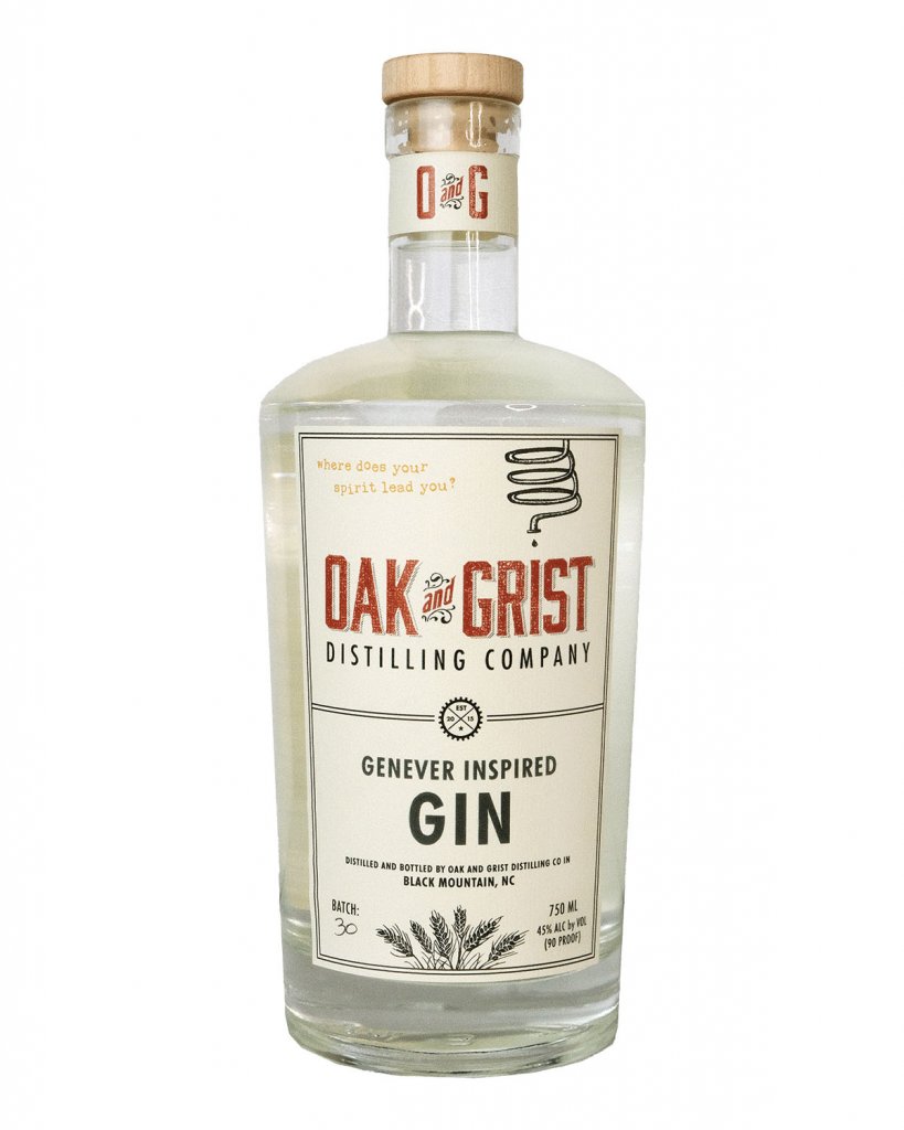 Oak and Grist: In Black Mountain and stores around NC, you’ll find this distiller’s single malt whiskeys and gins, including Genever, which Oak and Grist calls “The Whiskey Drinker&#039;s Gin.”