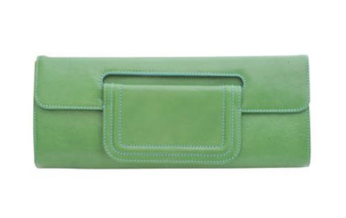 • 6 Leather “Fabrice” clutch by Hobo International, $148, The Sanctuary, Hendersonville. (828) 698-2646