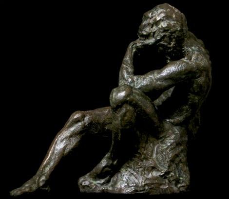 Wesley Wofford, Cashiers, Comprehension, Bronze, 28&quot; x 20&quot; x 14&quot;