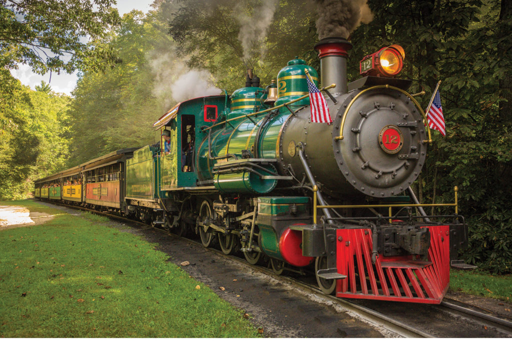 Riding through History: At Tweetsie Railroad, engine No. 12 is still riding the rails, 100 years after it first went into service.