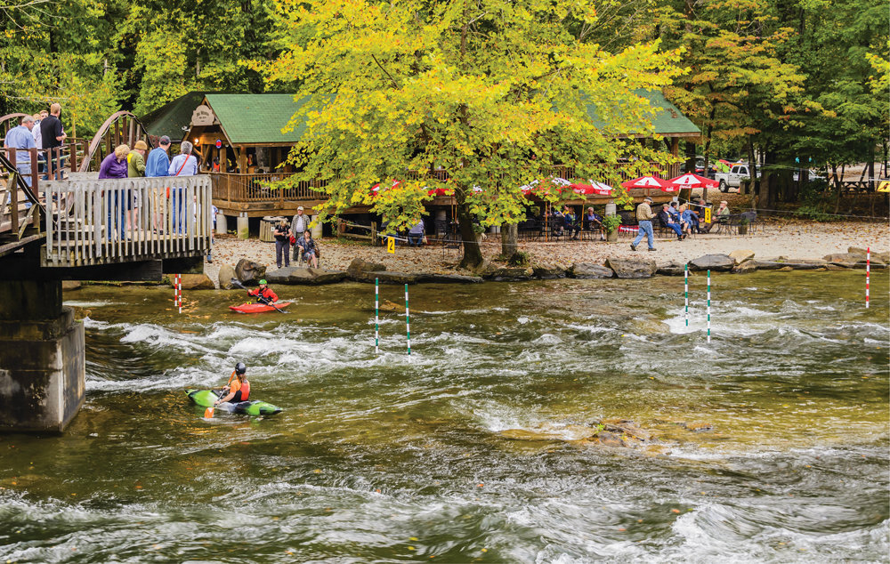 Core Adventure: The NOC’s Nantahala Outpost is a hub for paddlers and spectators alike. See <a href="http://www.noc.com">www.noc.com</a>.