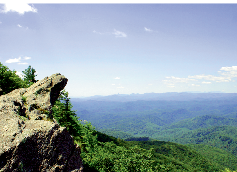 The Blowing Rock, a rocky outcropping with amazing views, is North Carolina’s oldest attraction.