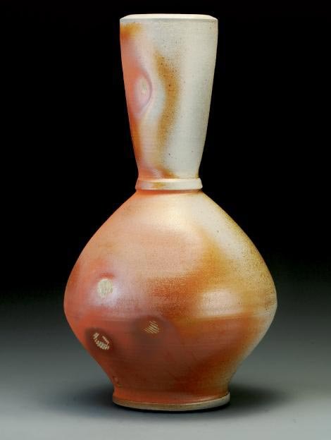 William Baker, Bakersville, Vessel wood &amp; soda-fired ceramic, 17&quot; x 9&quot;