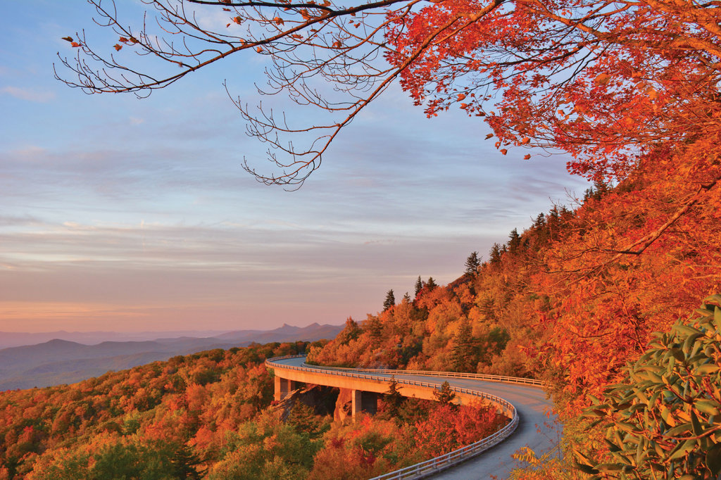 AMATEUR CATEGORY  - Highway In The Sky - Sallie Woodring - Bathed in a warm morning light, Woodring’s shot of the Linn Cove Viaduct on the Blue Ridge Parkway is postcard-perfect.